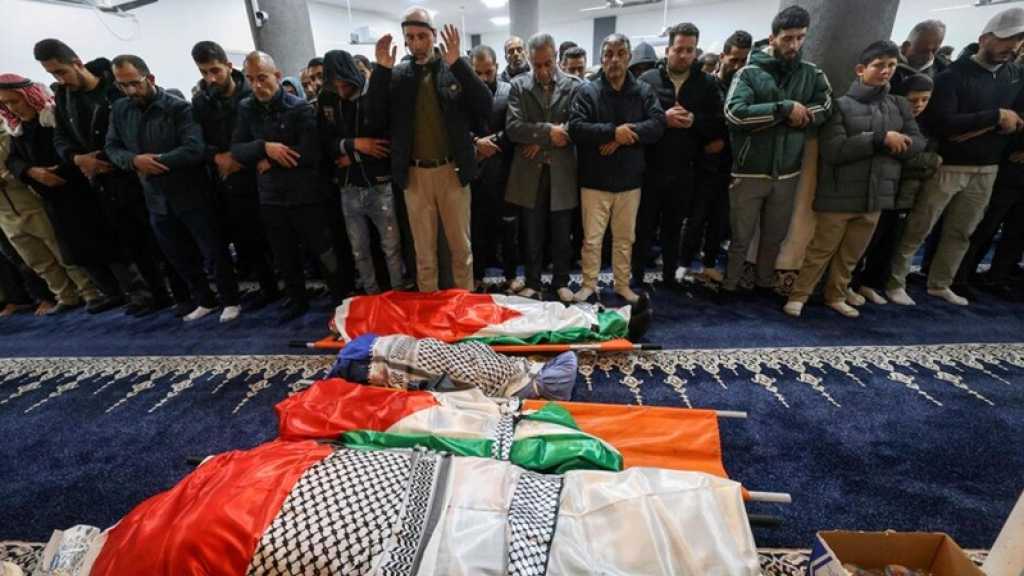Cisjordanie occupée: «Israël» a tué davantage de Palestiniens en 3 ans qu’au cours des 17 années précédentes