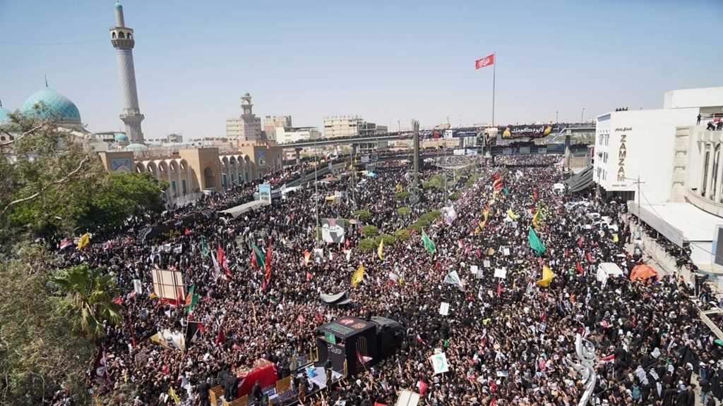 Irak: Des millions de personnes assistent aux funérailles du Leader martyr à Najaf et à Karbala