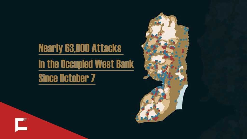 Cisjordanie occupée: Près de 63.000 attaques «israéliennes» recensées depuis le 7 octobre 2023