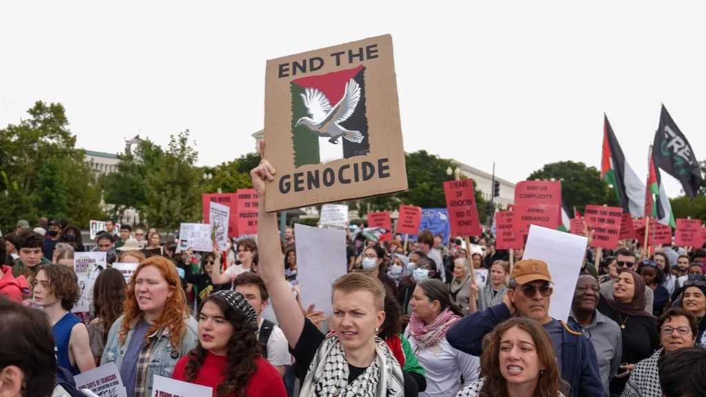 Etats-Unis: Des manifestants devant le Capitole réclament un embargo sur les armes à destination d’«Israël»