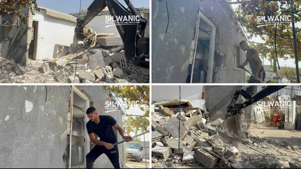 Palestine occupée: Les autorités «israéliennes» contraignent une famille palestinienne à démolir sa maison à al-Qods